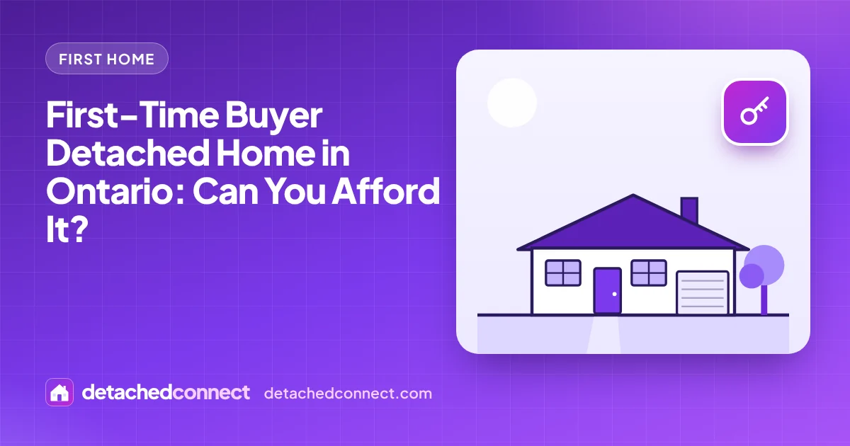 DetachedConnect illustration of a bungalow with a key for first-time detached home buyers